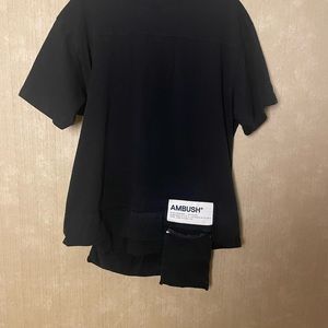 BLACK PACKABLE NEW WAIST POCKET T-SHIRT